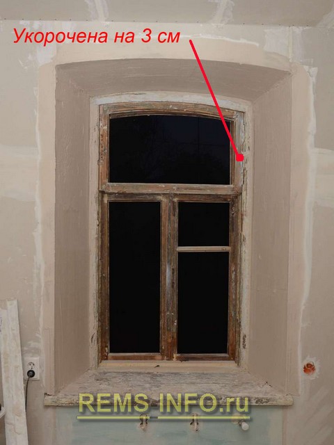 Реставрация деревянного окна - исправление геометрии окна.