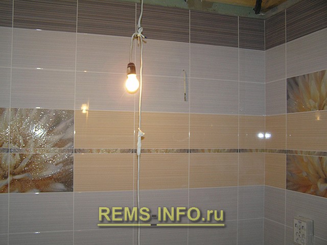 Фото отделки ванной комнаты керамической плиткой.