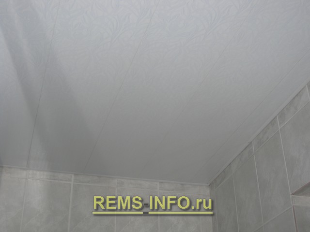 Потолок из панелей МДФ своими руками (9 фото)